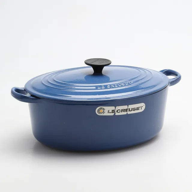 LE CREUSET. STEKGRYTA med lock.