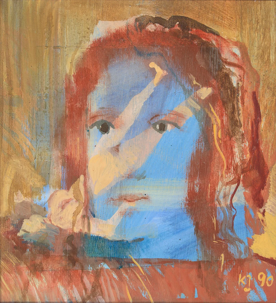 Jørgensen, Knut — Kvinne, 1990 — Kunst/Maleri — Blomqvist