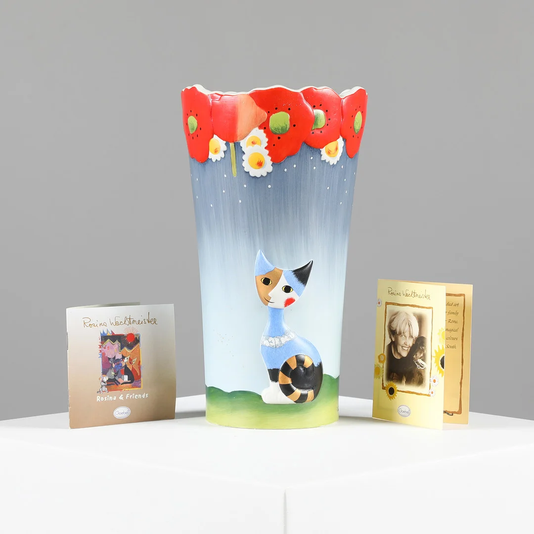 ROSINA WACHTMEISTER. Goebel. Vase af porcelæn. — European — Bidstrup Auktioner