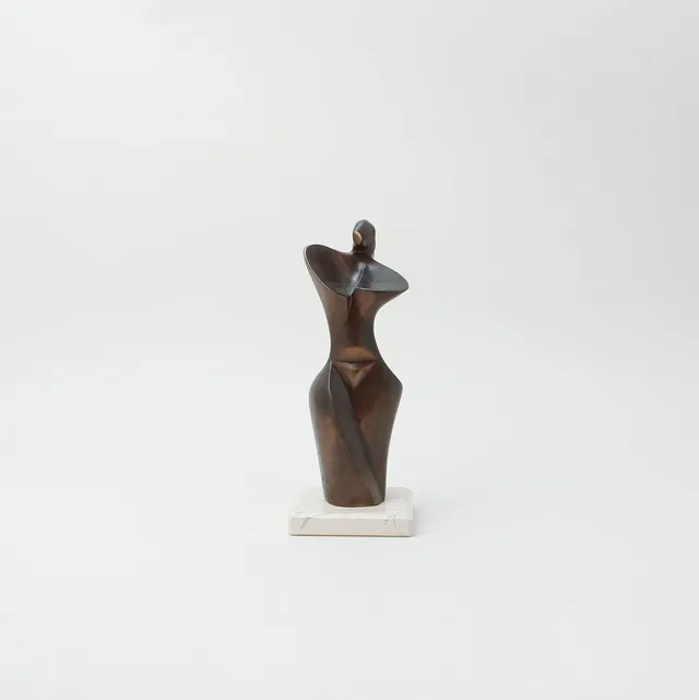 STAN WYS. Skulptur, signerad i godset, numrerad XI/XII, 1996.