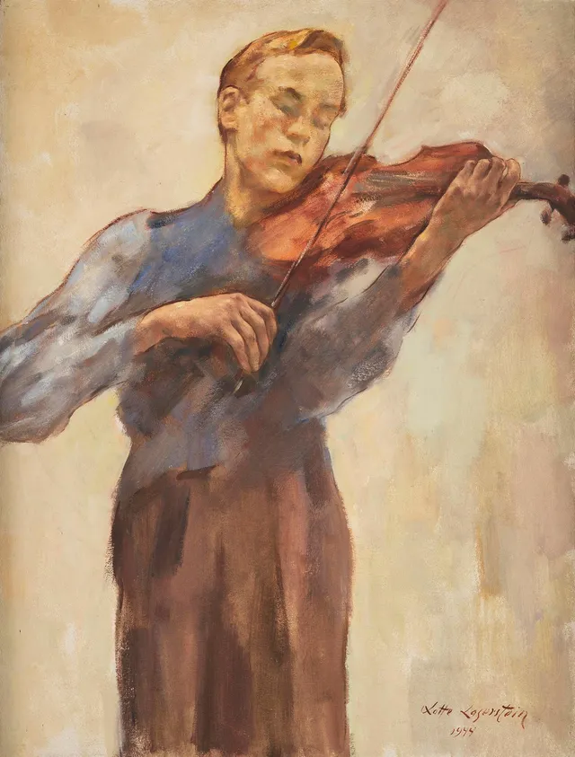 Lotte Laserstein, "Der Violinist Jouko Ilvonen".