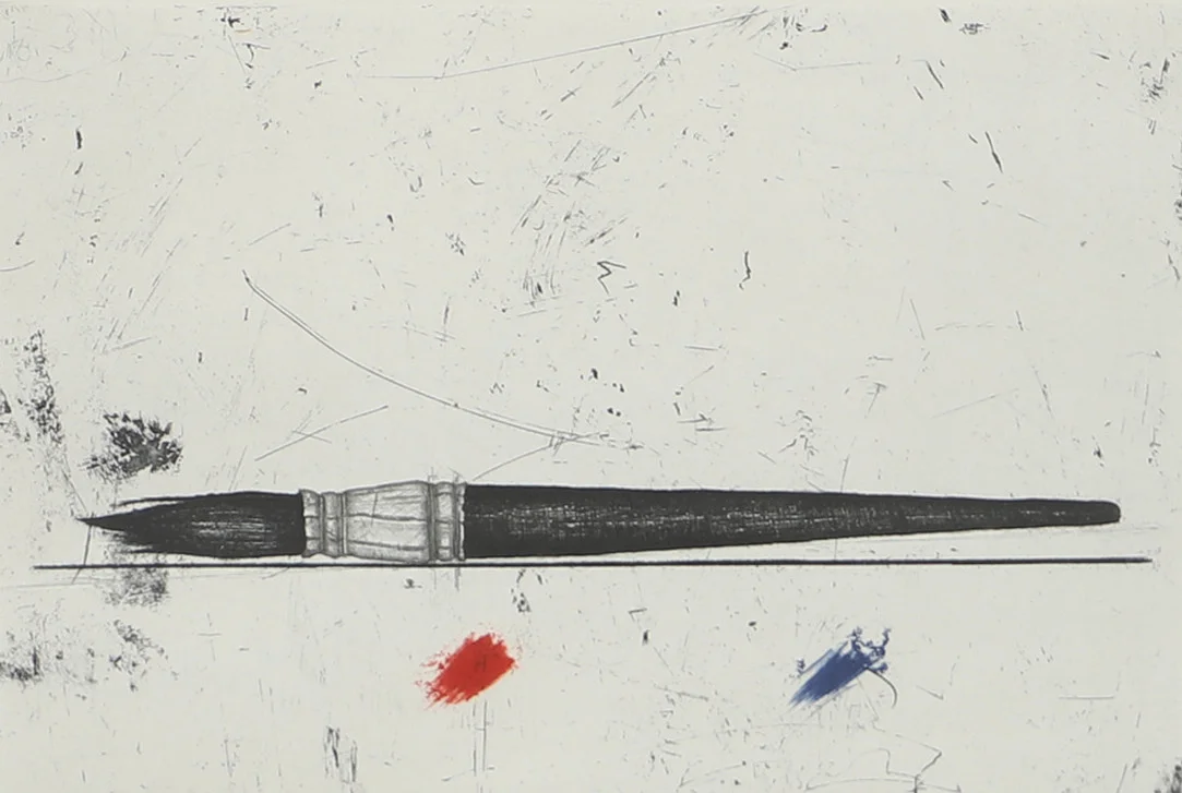 PER MEDSTRAND. Pensel, etsning, signerad -82. — Engravings & Prints — Helsingborgs Auktionskammare