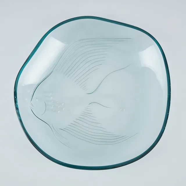 GUNNEL NYMAN. FAT, "Fiskfatet", signerad Gunnel Nyman, Karhula 1937.