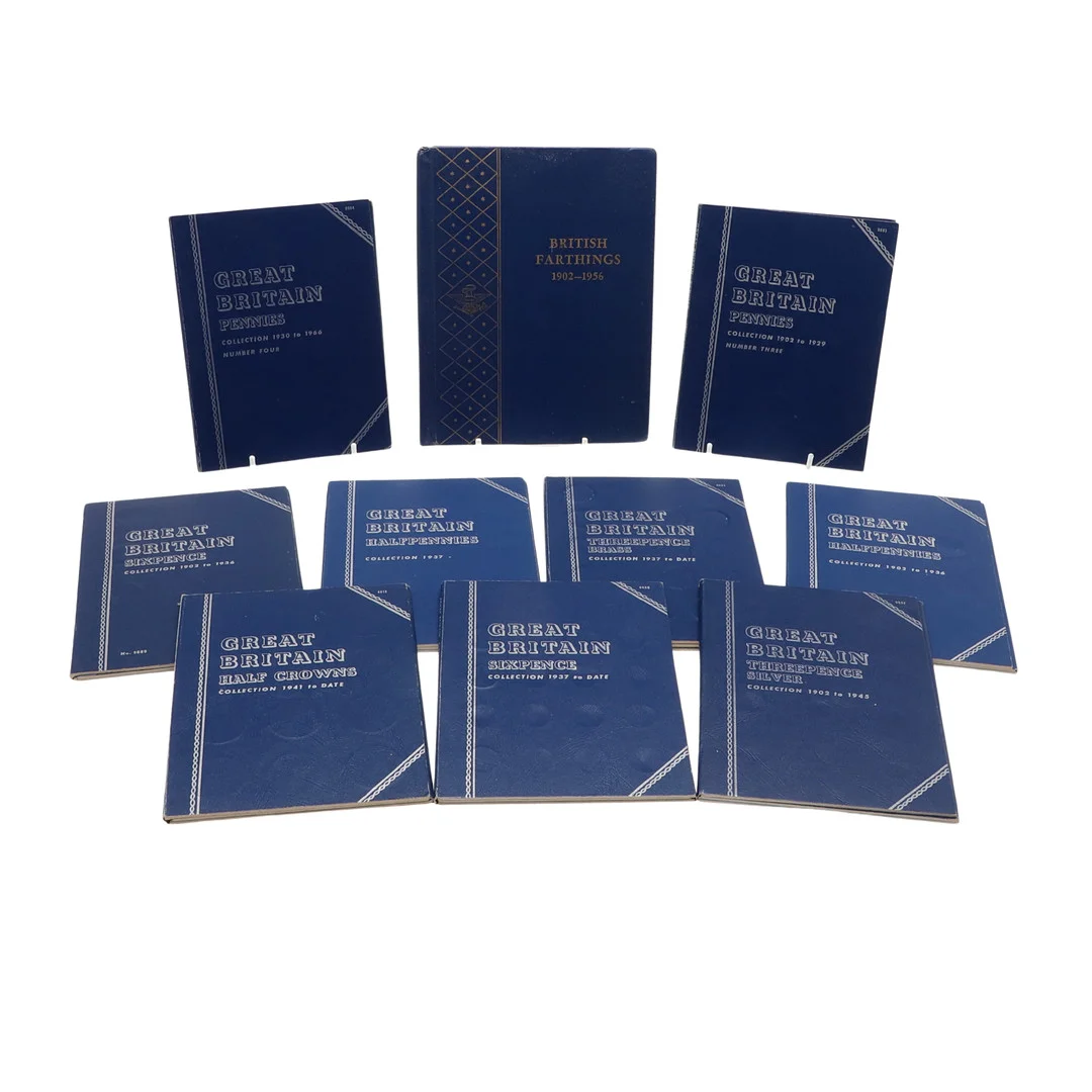 A COLLECTION OF WHITMAN FOLDERS AND CONTENTS. — Coins & Banknotes — Lawrences Auctioneers
