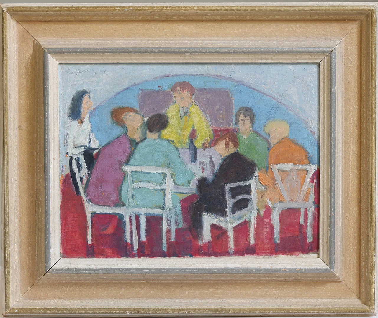 ROLF ERLING NYGREN. olja på pannå, signerad & daterad 1946. — Paintings — Gomér & Andersson Nyköping