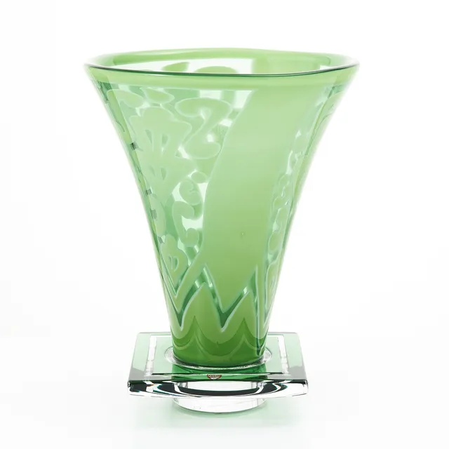 HELEN KRANTZ (1953). Vas, glas, signerad, Orrefors Gallery -92, / 923681, Helen Krantz 12.30.