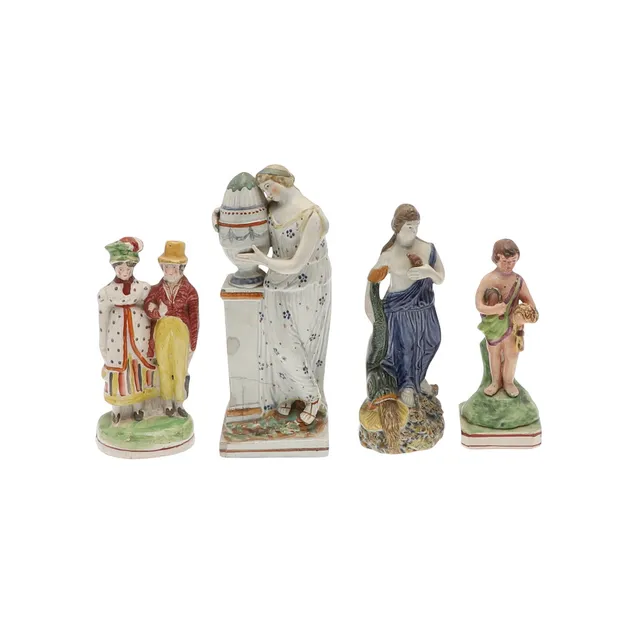 ENGLISH PEARLWARE & OTHER FIGURES.
