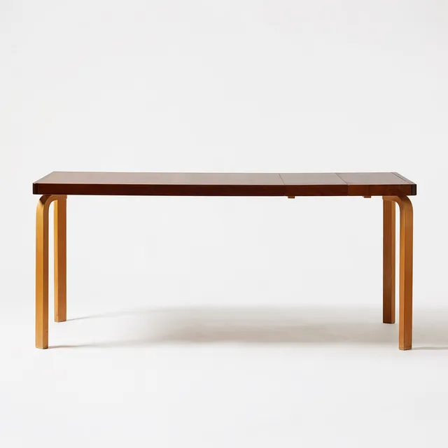 AINO AALTO. Matbord, Artek 1950/60-tal, modell 95A, teak och björk.
