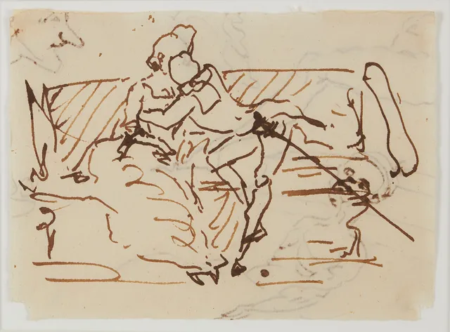 CARL AUGUST EHRENSVÄRD. TILLSKRIVEN. Figurscen.