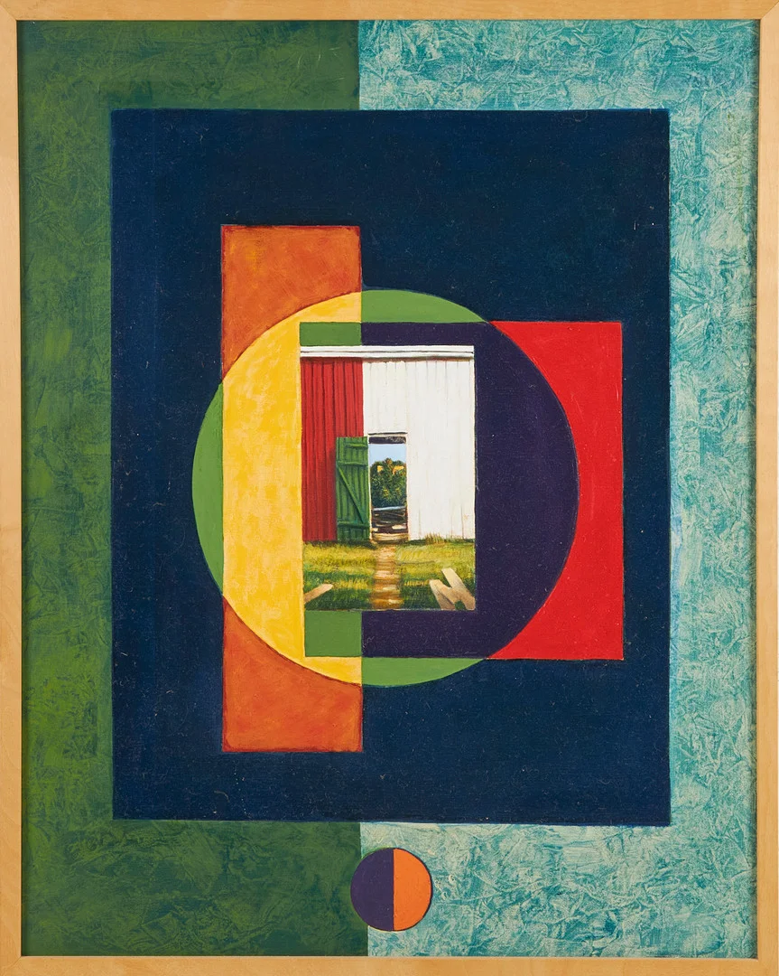 LARS ANDERSSON (1957-2011). Komposition, olja på duk, signerad och daterad -04. — Paintings — Stockholms Auktionsverk Magasin 5