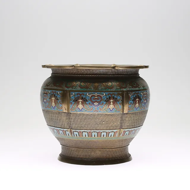 YTTERFODER, cloisonné, Kina, 1900-talets första hälft.