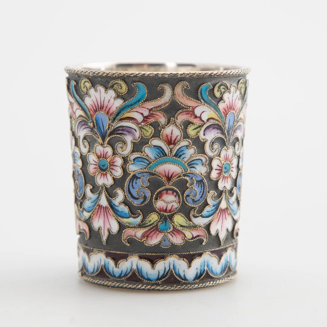 Vodkabecher, Moskau, 1908 bis 1926. — Silver — Stockholms Auktionsverk Hamburg