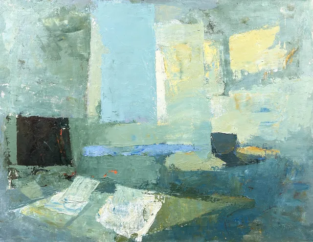 ARNE MALMBORG. OLJA PÅ DUK, "Eftermiddagssol", signerad.