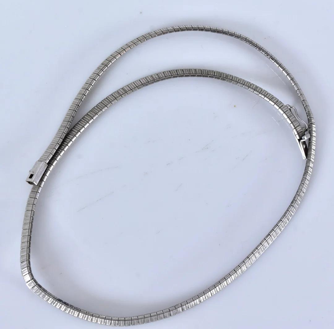 HALSLÄNK, silver. — Necklace — Halmstads Auktionskammare