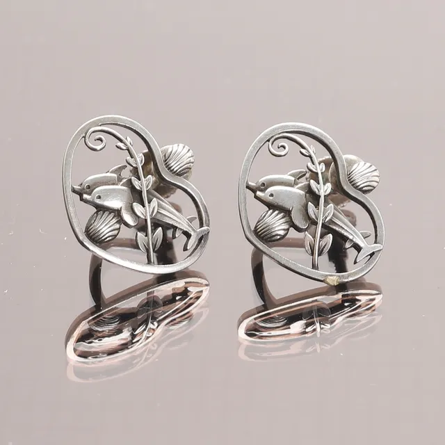 ARNO MALINOWSKI. Örhängen, ett par, sterlingsilver, fört Georg Jensen Danmark.