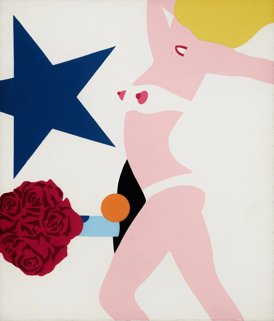 TOM WESSELMANN (1931-2004). EFTER. "The Great American Nude" ur Banner, Multiples Calendar 1968", färgserigrafi. — Engravings & Prints — Crafoord Auktioner Stockholm