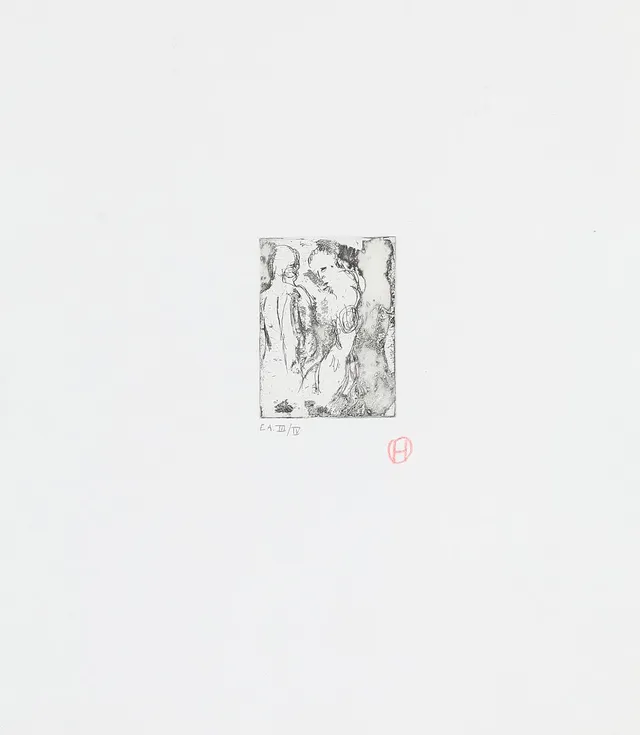 Untitled. Signed with monogram, E.A. III/IV. Four etchings. Sheet size each 25×21 cm. (4)