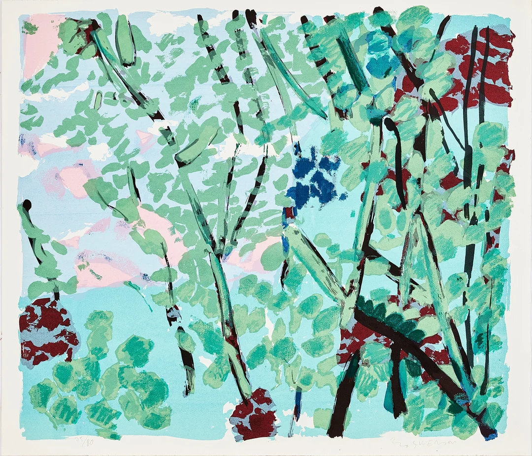 BO SWENSON. Utan titel, 3 st., serigrafier, signerade, numrerade. — Paintings — Stockholms Auktionsverk Magasin 5