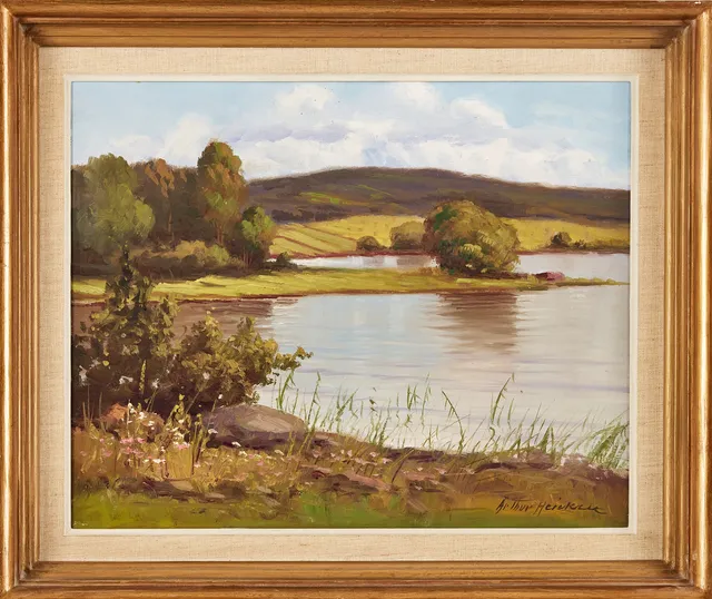 ARTHUR HEICKELL (FINLAND, 1873-1958). olja på duk, signerad.