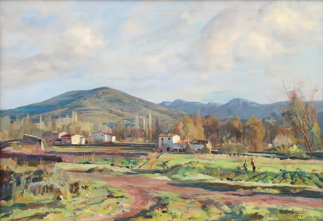 RAMON BARNADAS. “Camino de Olot”.