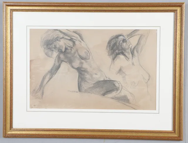 KARL KOPPING (1848-1914). NUDE STUDY.