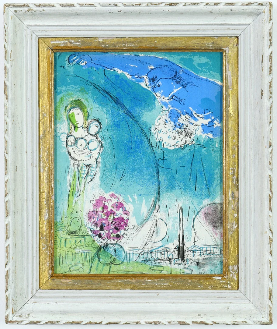 MARC CHAGALL. PLACE DE LA CONCORDE. — Engravings & Prints — Lots Road Auctions