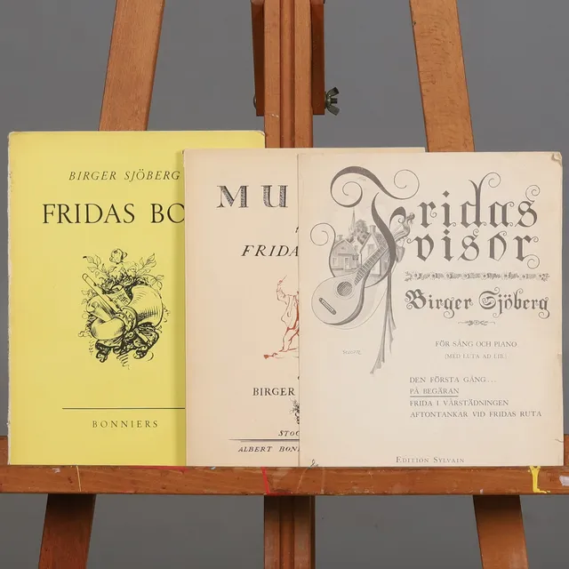 FRIDAS BOK. Birger Sjöberg, 3 delar, 1924.
