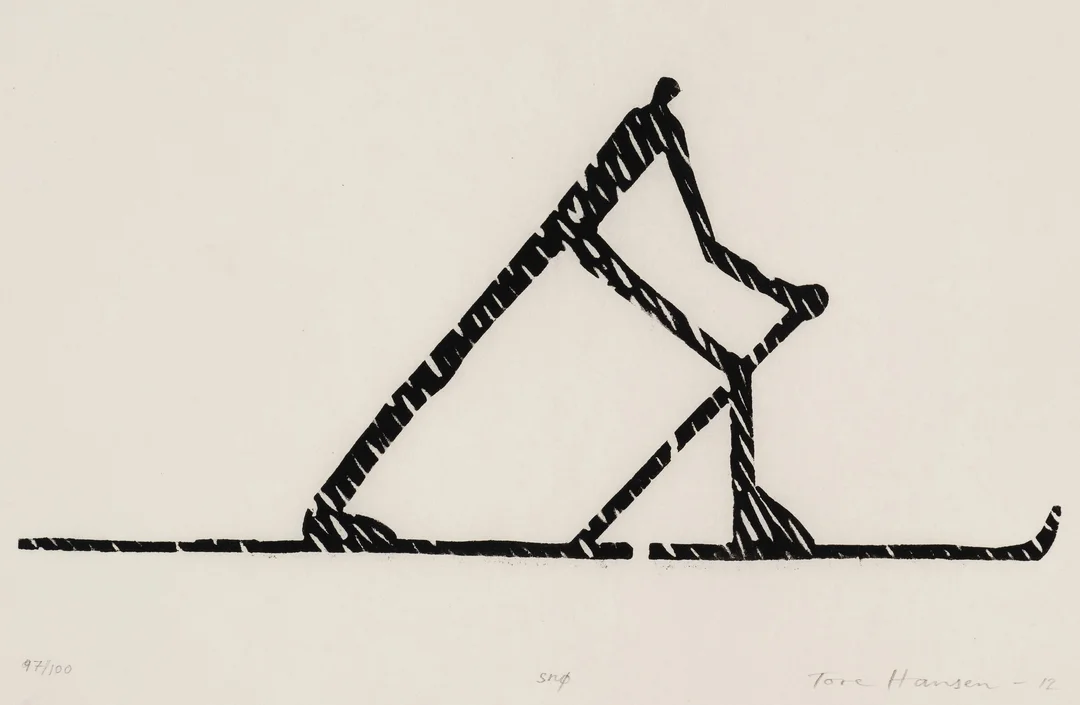 Hansen, Tore — "Snø" 2012 — Kunst/Grafikk — Blomqvist