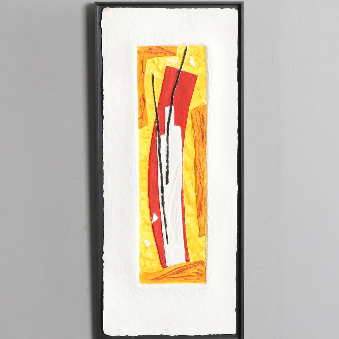 BERNARD ALLIGAND. LINOGRAVURE, 28/30, "España", signerad. — Engravings & Prints — Örebro Stadsauktioner
