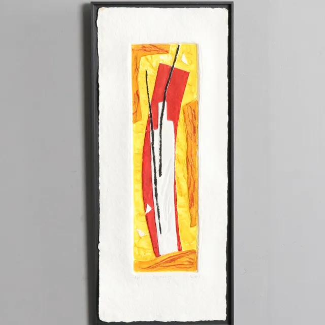 BERNARD ALLIGAND. LINOGRAVURE, 28/30, "España", signerad.