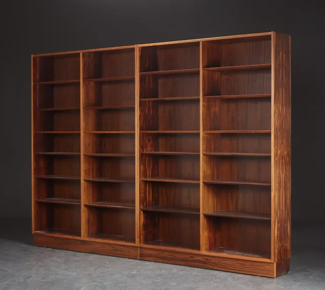 Carlo Jensen for Hundevad & Co. Et par reoler af palisander, 1960'erne (2)