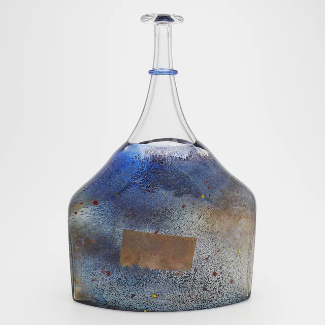 BERTIL VALLIEN. FLASKA, "SATELLITE", KOSTA BODA.