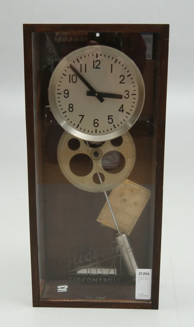 VÄGGUR, LM Ericsson, 1900-tal. — Technica & Nautica — Auktionshuset Kolonn