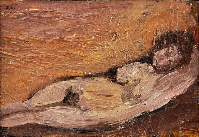 EVERT LUNDQUIST. Vilande kvinna.