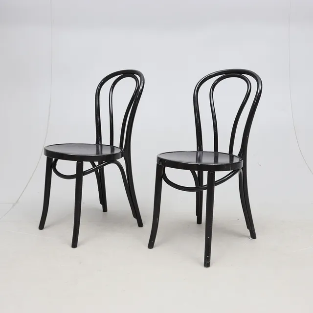 GILLIS LUNDGREN. Stolar, 1 par, plast, "Öglan", IKEA.