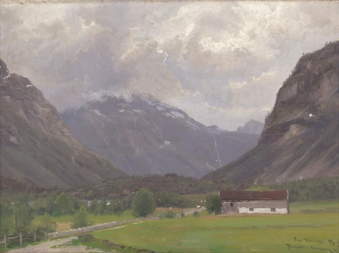 Nielsen, Carl — Fra Romsdalen, 1897 — Kunst/Maleri — Blomqvist