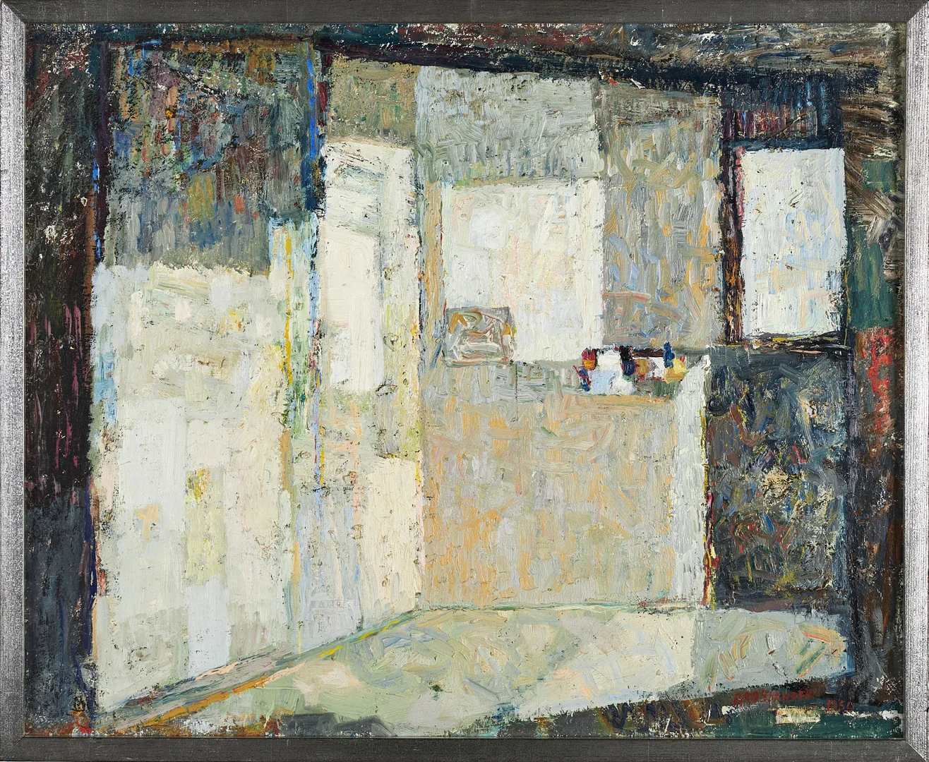 ARMAND ROSSANDER. "Köket", olja på duk, signerad och daterad 1954. — Paintings — Stockholms Auktionsverk Sickla
