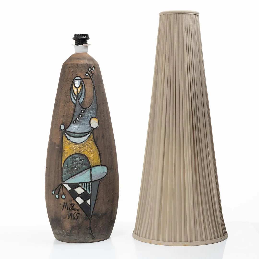 Marian Zawadzki, golvlampa, Tilgmans Keramik, 1956. — Belysning/Golvlampor — Bukowskis