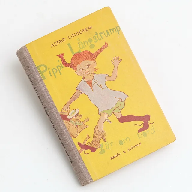 ASTRID LINDGREN. "Pippi Långstrump går ombord", förstaupplaga, 1946.