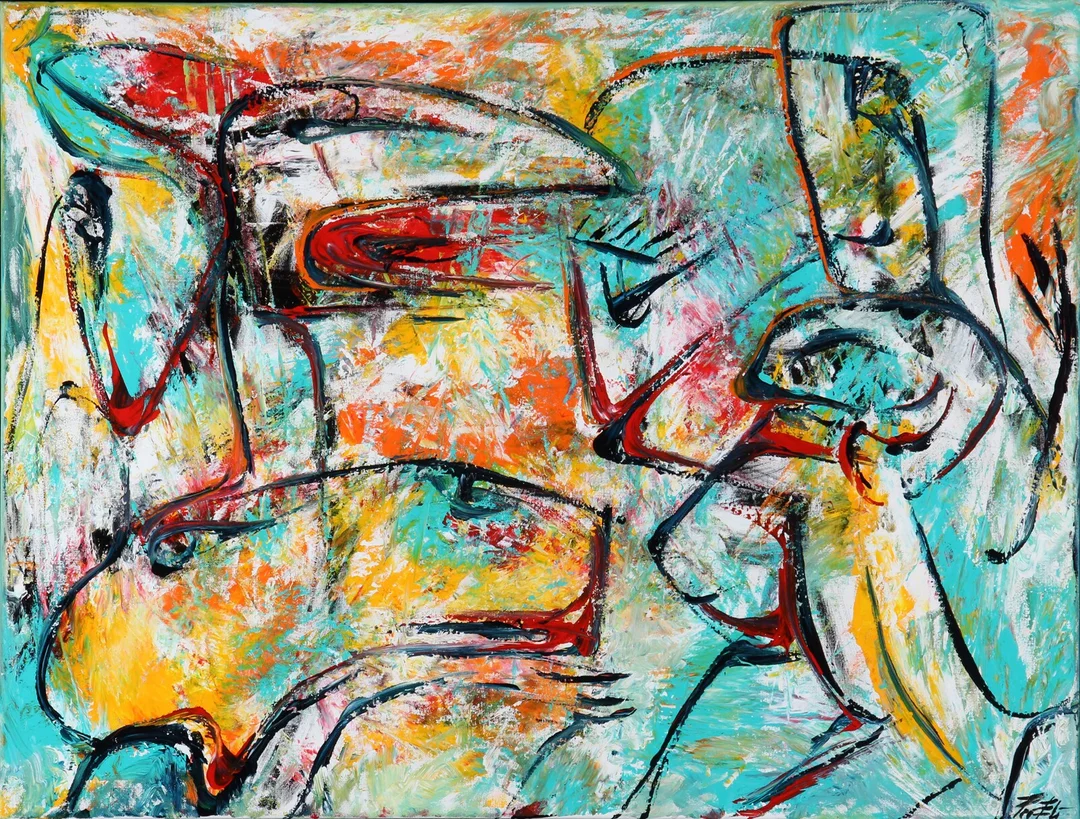 Per Eli. Composition — Paintings and sculptures/Modern pictorial arts — Lauritz