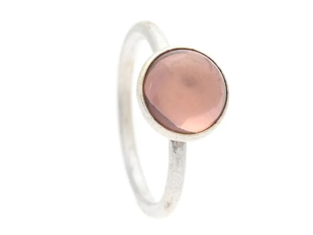RING, sterlingsilver, ametist, stl 15,75 mm, Pandora, vikt 2,5 g.