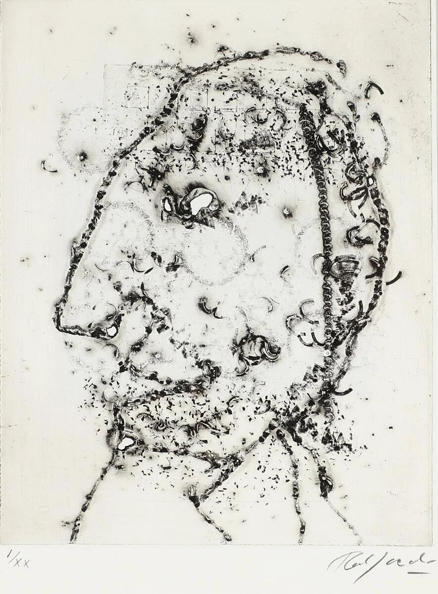 Untitled. Signed Robert Jacobsen, I/XX. Etching. Visible size 29×20 cm. — Modern Prints/Modern art — Bruun Rasmussen