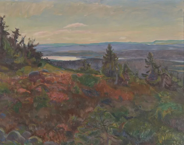 Lundeby, Alf — Utsikt Romåsen, 1922