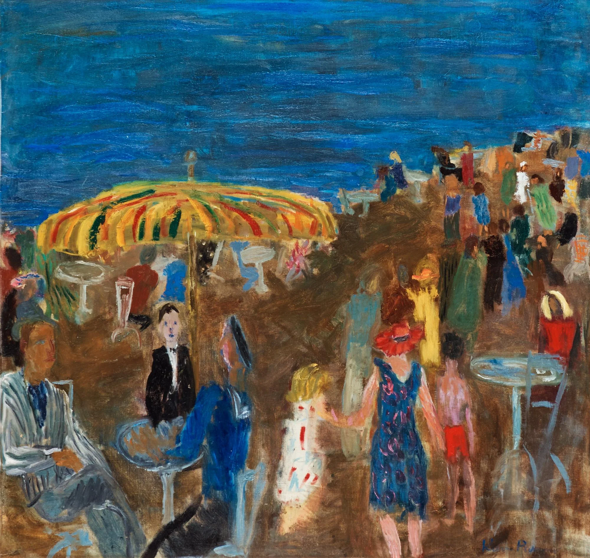 Karin Parrow, "Strandservering, Marstrand". — Bukowskis