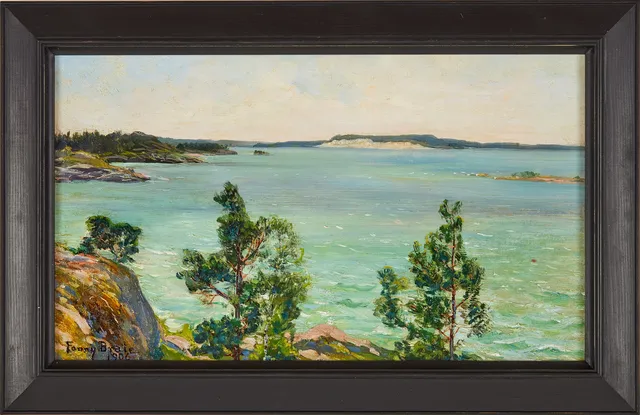 FANNY BRATE. Sommardag i Roslagen.
