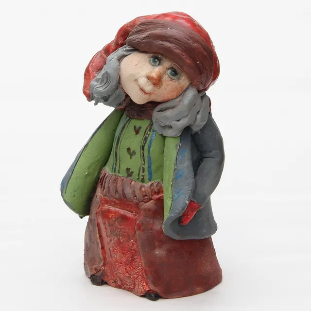 SONIA THURBORG. FIGUR, keramik, signerad.