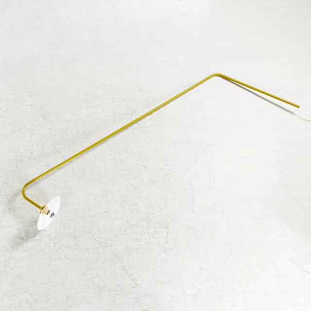 MULLER VAN SEVEREN. Vägglampa, "Hanging lamp 1", Valerie objects, grönlackerad metall.