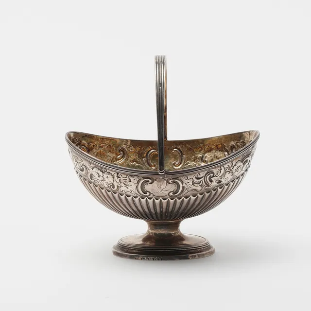SOCKERSKÅL. Silver, oidentifierad mästare, London, George III, 1810.