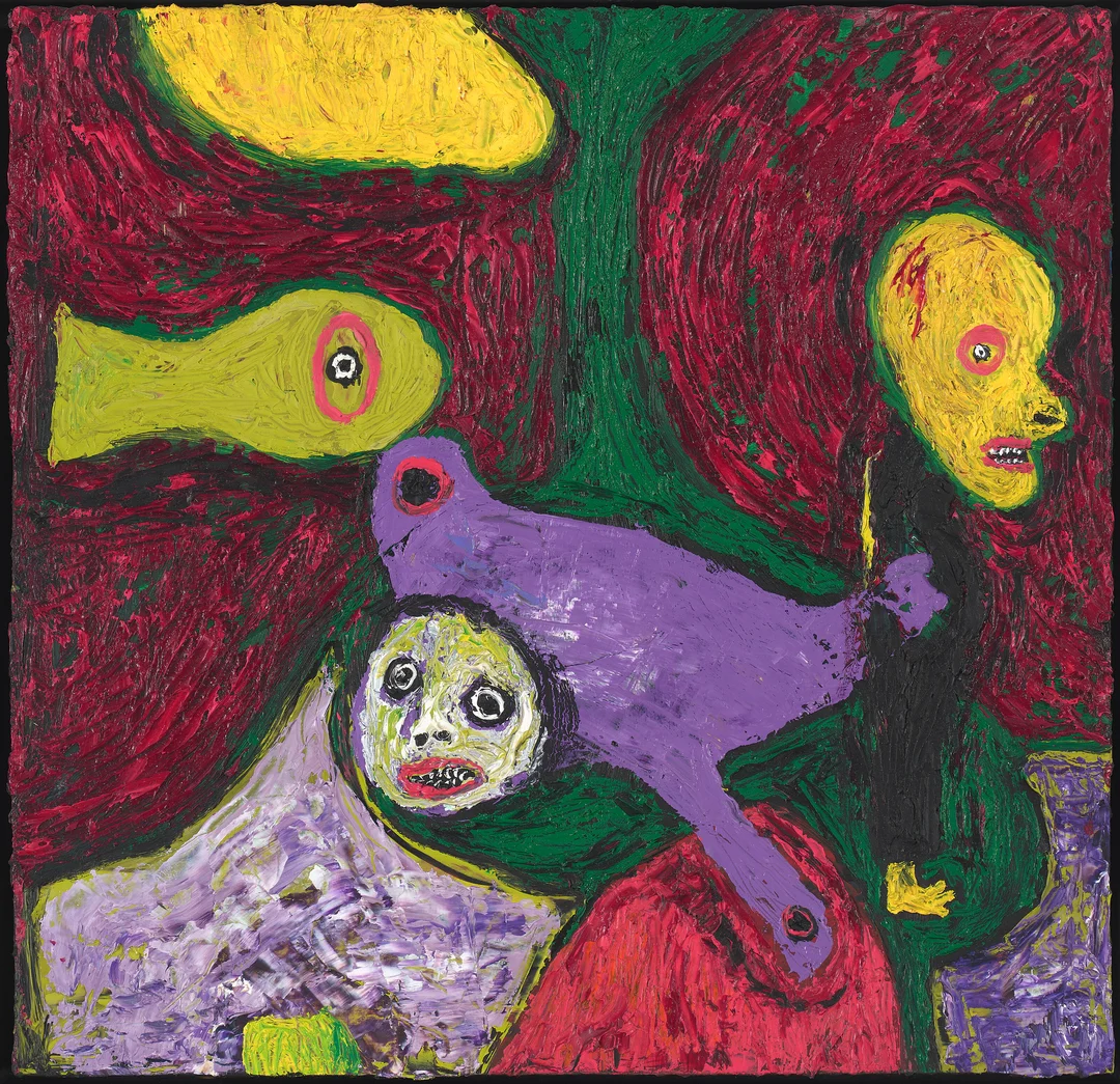 Killi-Olsen, Kjell Erik — "Det banket på porten" 2018-2020 — Kunst/Maleri — Blomqvist
