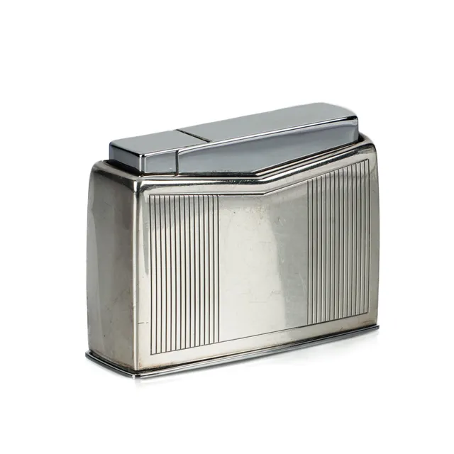 Georg Jensen. Table lighter in sterling silver case, design 366 D 'Consul Crown'